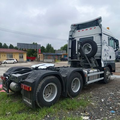 2024 Caminhão pesado Shandeka 371/580/390HP 6X4/8X4 10/12 Roda de segunda mão de reboque de cabeça Caminhão de transporte