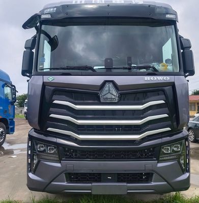 Pneus 2024 caminhão pesado chinês HOWO LNG540HP Tractor de transporte de transmissão automática