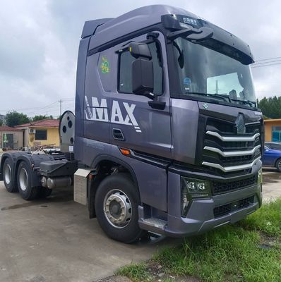 Veículo de transporte de tração com transmissão automática Euro6 HOWO Max Gas LNG540HP para 2024