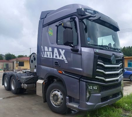 2024 China Heavy-Duty HOWO LNG540HP Transmissão automática Trator de transporte de caminhão