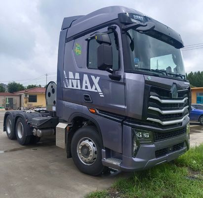 Camião pesado nacional Max HOWO GNL de transmissão automática Camião rebocador restituições