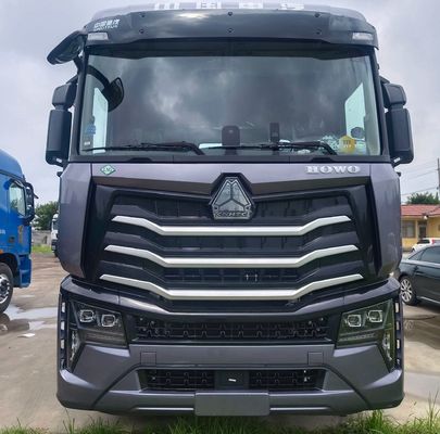 Caminhão pesado nacional Max HOWO GNL Caixa de carga de aço carbono Direção hidráulica avançada