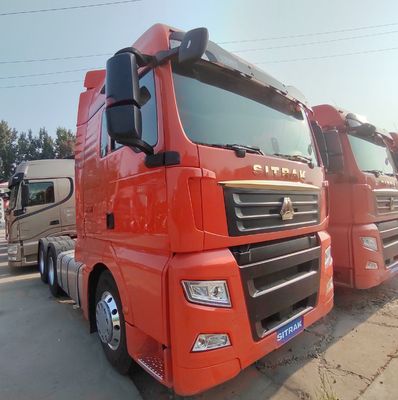 Chassi Sinotruk usado acessível Sitrak caminhão pesado 6X4 CNG para baixa manutenção