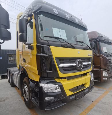 Caminhão-trator diesel Beiben de 420 HP com sistema de assistência de potência e direção hidráulica