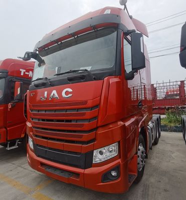 Caminhadas tranquilas garantidas JAC 6X4 camião com suspensão a ar 351-450hp 600L tanque de combustível