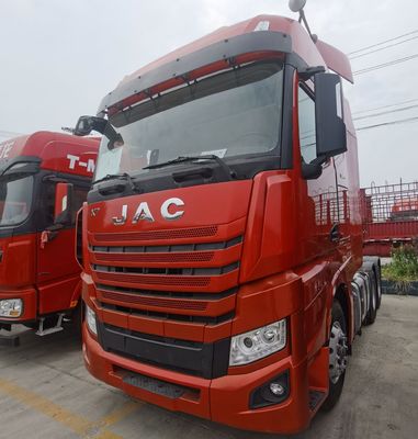 Caminhão versátil JAC 6X4 de transporte de cargas pesadas com tanque de combustível de 600L e capacidade de carga de 31-40t